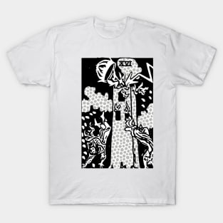 The Tower - A Modern Tarot Print T-Shirt